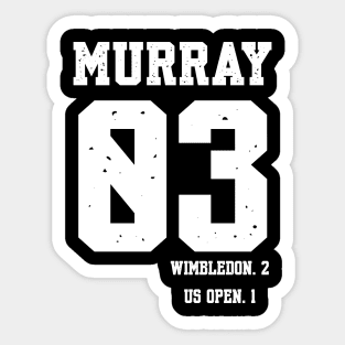 ANDY MURRAY 3 GRANDSLAM TITLES Sticker